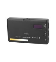 ayex W160C Bicolor LED Video Işığı – Ayarlanabilir Parlaklık & Renk Sıcaklığı, USB-C, 3100mAh Batarya (Siyah)