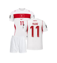 Kenan Yıldız Türkiye 2026 Dünya Kupası Milli Takım 3'lü Çocuk Futbol Forma Seti ( Forma,şort ve çorap )