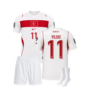 Kenan Yıldız Türkiye 2026 Dünya Kupası Milli Takım 3'lü Çocuk Futbol Forma Seti ( Forma,şort ve çorap )