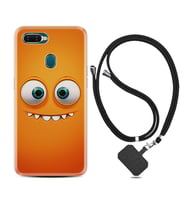Oppo A5S A15 A16 A54 A55 A73 A74 Kılıf Boyun Askılı Silikon Dişlek 1615