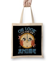 Funny Oh Look It s Time For Anime Kawaii Clock Bez Çanta Uzun Saplı