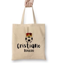 The King Of Football Cristiano Ronaldo 7 Bez Çanta Uzun Saplı