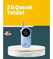 Lcd Ekranlı Çocuk Telsizi – İki Yönlü Ses, 1-3 Km Çekim Mesafesi