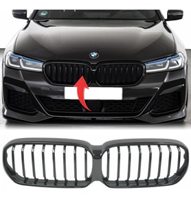 G30+LCİ Panjur Siyah Piano Çift Çıtalı Sensörlü 2021-51129852168