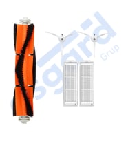 Xiaomi Mop 2 Pro (MJST1SHW) -Mop 2 Lite Uyumlu 1 Ana Fırça 2 Yan Fırça 2 Filtre PKT-iasgf0000367