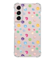 PrintiFy Samsung Galaxy S22 Uyumlu Water Color 6 Baskılı Şeffaf Köşe Korumalı Antişok Kılıf