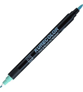 Zig Kurecolor Fine & Brush for MANGA Marker Çizim Kalemi 302 Light Blue 