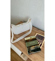 Coquette Stil İnci Çanta Romantik Tasarım