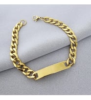 Gold Kaplama Çelik Plaka Künye