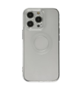 Iphone 14 Kılıf Santa Lens Silikon - Şeffaf