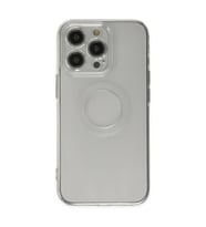 Iphone 14 Kılıf Santa Lens Silikon - Şeffaf