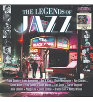 The Legends of Jazz Pembe Renkli Plak Vinyl LP Frank Sinatra, Louis Armstrong, Ray Charles, Etta James ve daha fazlası