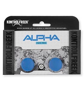 Cosmostech Kontrolfreek ALPHA PS5/PS4 Uyumlu Analog Başlık Thumbsticks - Performans Yükseltici ve Koruyucu (Mavi)