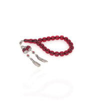 Kırmızı Kristal Küre Kesim Maskot Ateş Kehribar Tesbih 201022905