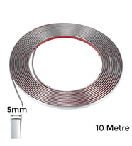 Yapışkanlı Nikelaj Şerit Bant Çıta 5Mm 10 Metre Krom