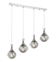 AVONNI AV-60161-4KY Krom Kaplama Modern Avize E27 Metal Cam 70x13cm