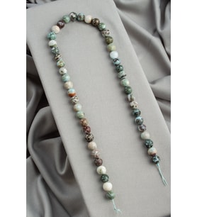 Larimar Doğal Taş Küre Kesim 8mm Dizi