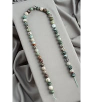 Larimar Doğal Taş Küre Kesim 8mm Dizi
