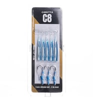 Caretta C8 8cm 5.5gr 5+3 Silikon Yem Blue Blue