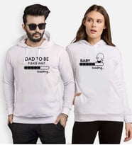 Tshirthane Dad To Be Baby Sevgili Kombinleri Kapüşonlu Kombini (Tek Ürün Fiyatıdır.)