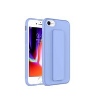 Apple iPhone 8 Uyumlu Kılıf Zore Qstand Kapak (Lila)