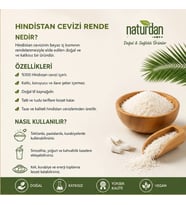 Hindistan Cevizi Rendelenmiş Iri - 2 kg