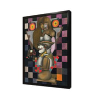Jaque Mate Checkmate Çerçeveli Mdf Tablo