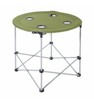 Katlanır 4 Kişilik Kamp Masası 71 cm Yeşil
