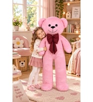 Pandamkee Sevimli 100 cm Ayıcık (%100 Yerli ) (Pembe)