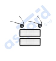 Roborock Qrevo Curv Uyumlu 2 Yan Fırça 2 Filtre PKT-iasgf0000624