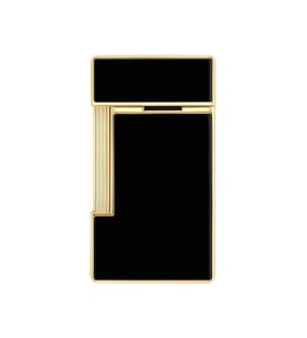 S.T. Dupont Lacquered Slimmy Siyah Puro Çakmağı 28222
