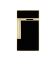 S.T. Dupont Lacquered Slimmy Siyah Puro Çakmağı 28222