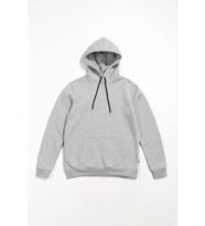 Erkek Uzun Kol Kapşonlu Basic Sweatshirt Hoodie - Gri
