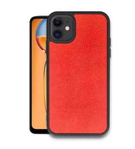 Apple iPhone 11 Kılıf Aras Deri Kapak - Kırmızı