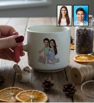 Kişiye Özel Karikatürlü Hamile Anne Adayına Hediye T Kupa Anneler Günü Hediyesi