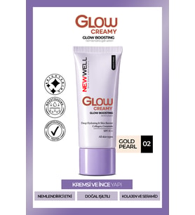 Glow Boosting Işıltı Veren Nemlendirici Yüz Kremi SPF 15+ Gold Pearl 02 30 Ml