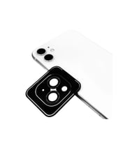 Apple iPhone 12 Uyumlu Zore CL-09 Kamera Lens Koruyucu (Siyah)