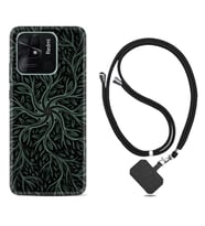 Xiaomi Redmi Note 7 8 9 Pro 10 2022 10 Pro 10S Kılıf Boyun Askılı Silikon Sarmaşıklar 1675
