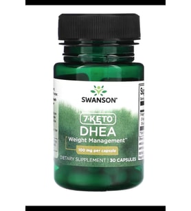 Swanson, 7-Keto DHEA, 100 mg, 30 Capsules 3739 (Renksiz)