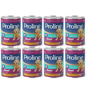 Proline Dana Etli Yetişkin Köpek Konservesi 395 Gr*8 Adet (Kahverengi)