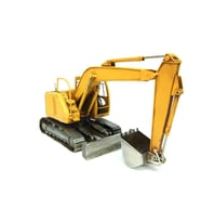 Dekoratif Metal Ekskavatör İş Makinesi C0794