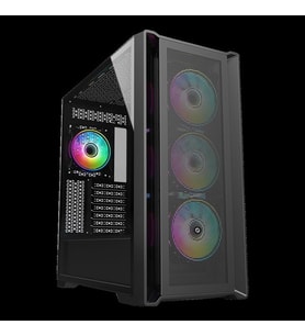 FRISBY 850W 80+ FC-9445G 4-RGB FANLI GAMING MID-TOWER PC KASASI