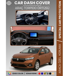 DACIA SANDERO (2021+) EKRANLI MODEL Torpido Örtüsü Torpido Koruma Çatlamayı Engeller Tam Uyum