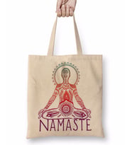 Namaste Yoga 02Bez Çanta Uzun Saplı
