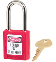 Master Lock S410Red M/Kilit Kilitleme Asma Kilit - Kırmızı