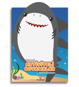 Stickerli Aktivite ve Boyamalar Deniz Canlıları