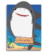 Stickerli Aktivite ve Boyamalar Deniz Canlıları