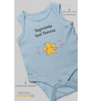 Teyzesinin Yeni Favorisi Sıfır Kollu Bebek Zıbını %100 Pamuk