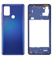 Samsung Galaxy A21S - SM-A217F FULL Kasa Arka Kapak Takım MAVİ