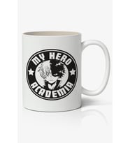 My Hero Academia Logo Anime Temalı Beyaz Kupa Bardak Sevgiliye Arkadaşa Hediye